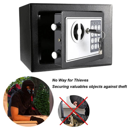 Electronic Digital Keypad Lock Security Box All Steel for Home fireproof file Cabinet fireproof lock box small Portable