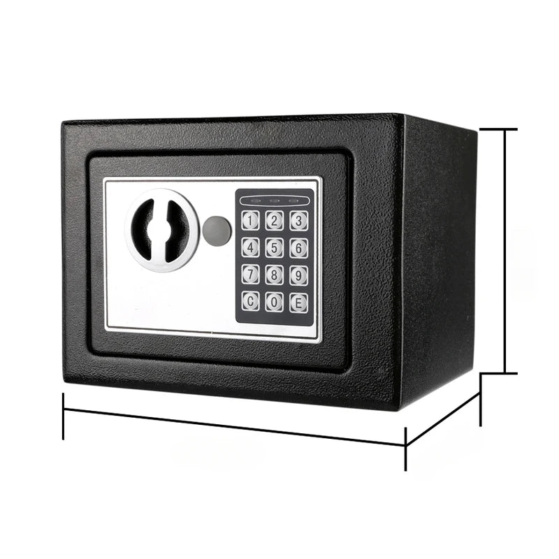 Electronic Digital Keypad Lock Security Box All Steel for Home fireproof file Cabinet fireproof lock box small Portable